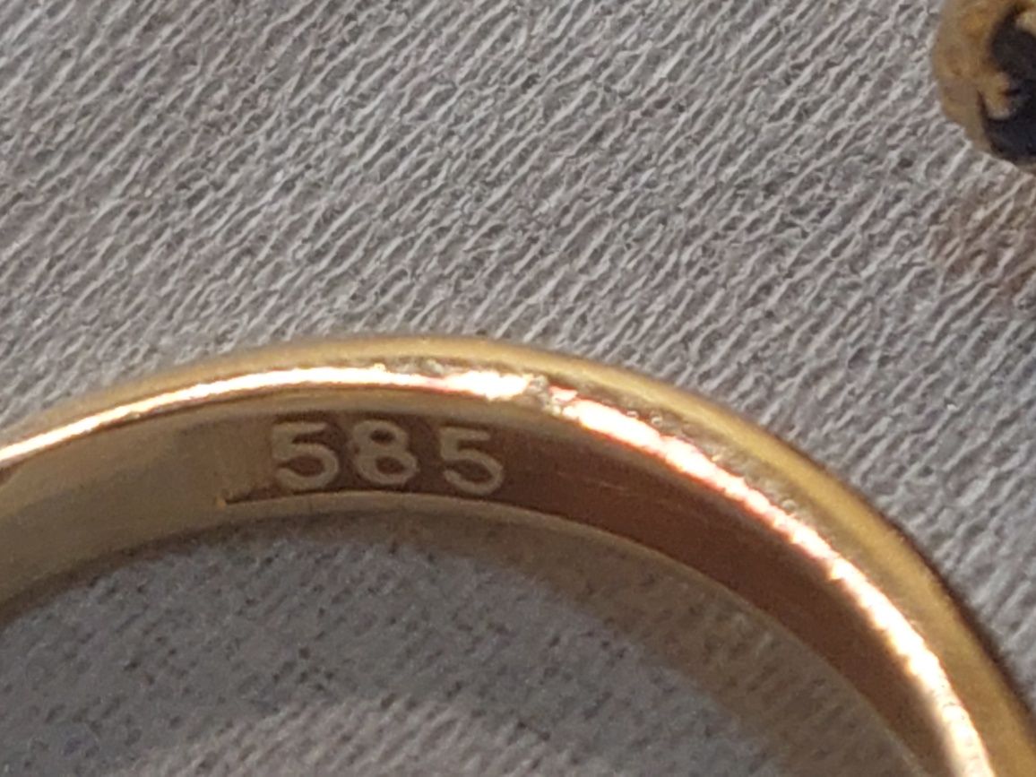Set aur 14k inel si cercei