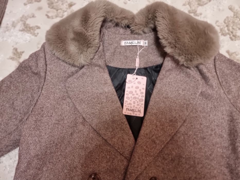 Пальто кашемировый Новый FAMELIN brend kashemir palto М размер Л га ха