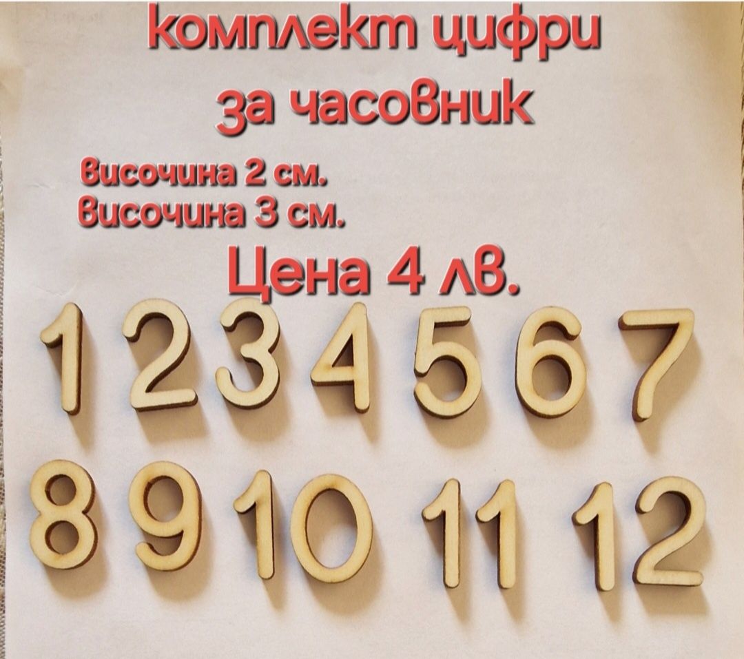 Механизми и цифри за часовник