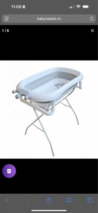 Suport cadita bebe pliabil BabyNeeds Primabobo