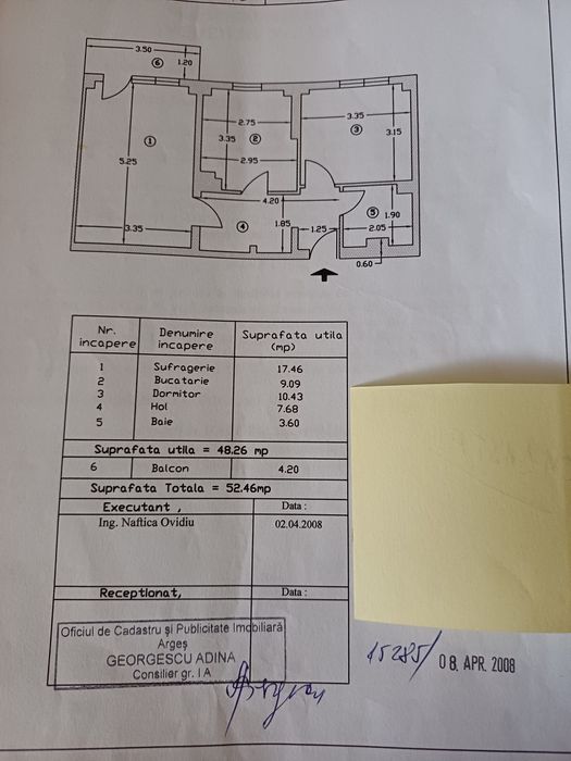 Apartament 2 camere decomandat Prundu
