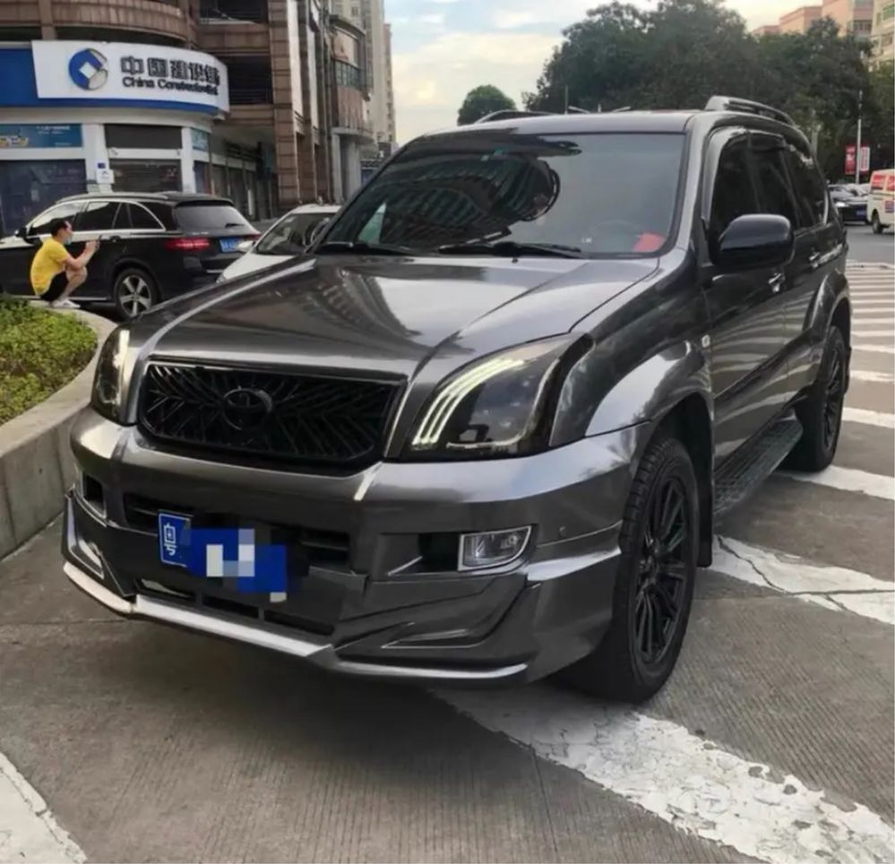 Обвес Прадо 120 бампер передний накладка на задний бампер тюнинг gx470