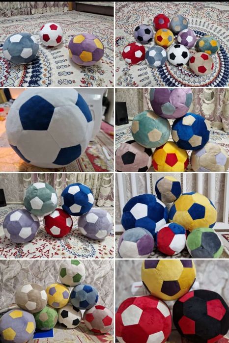 Мягкий мячик из ткани