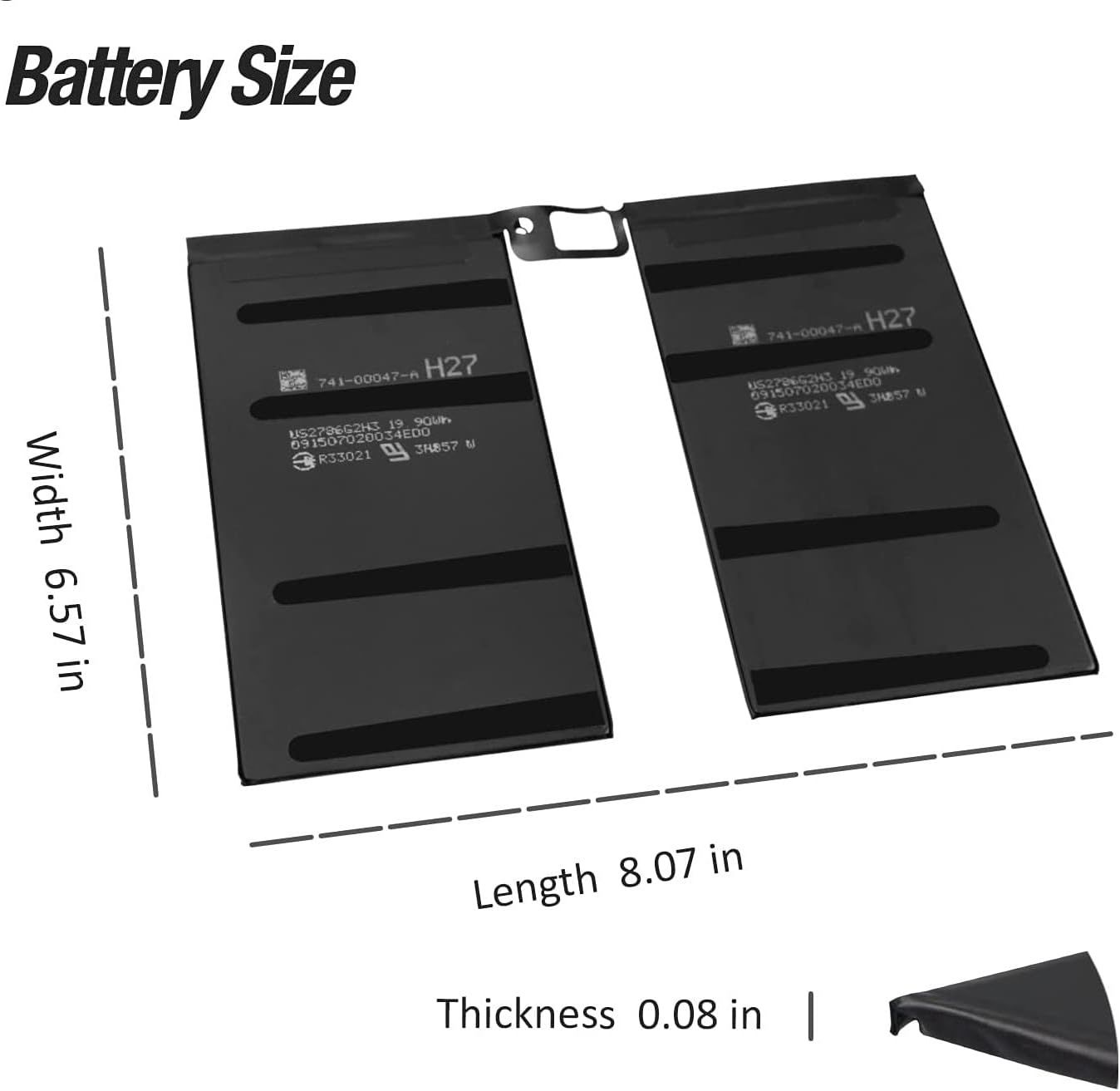 Батерия за таблет iPad Pro 12.9 1gen - A1577, A1584, A1652, 38.8Wh