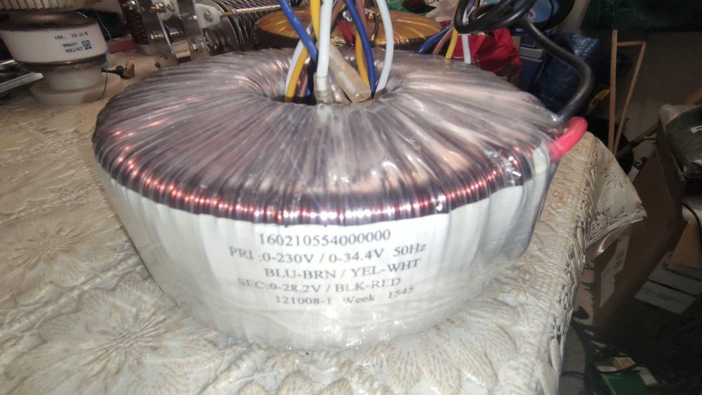 Transformator toroidal 1750W/230V>29V/60A+35V/6A