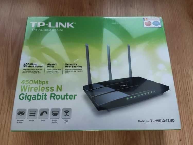 Vand Router wireless TP-Link TL-WR1043ND-nou, sigilat, in cutie