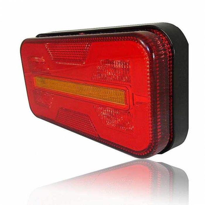 Комплект LED Стопове 18 см с динамичен мигач за ремарке бус каравана