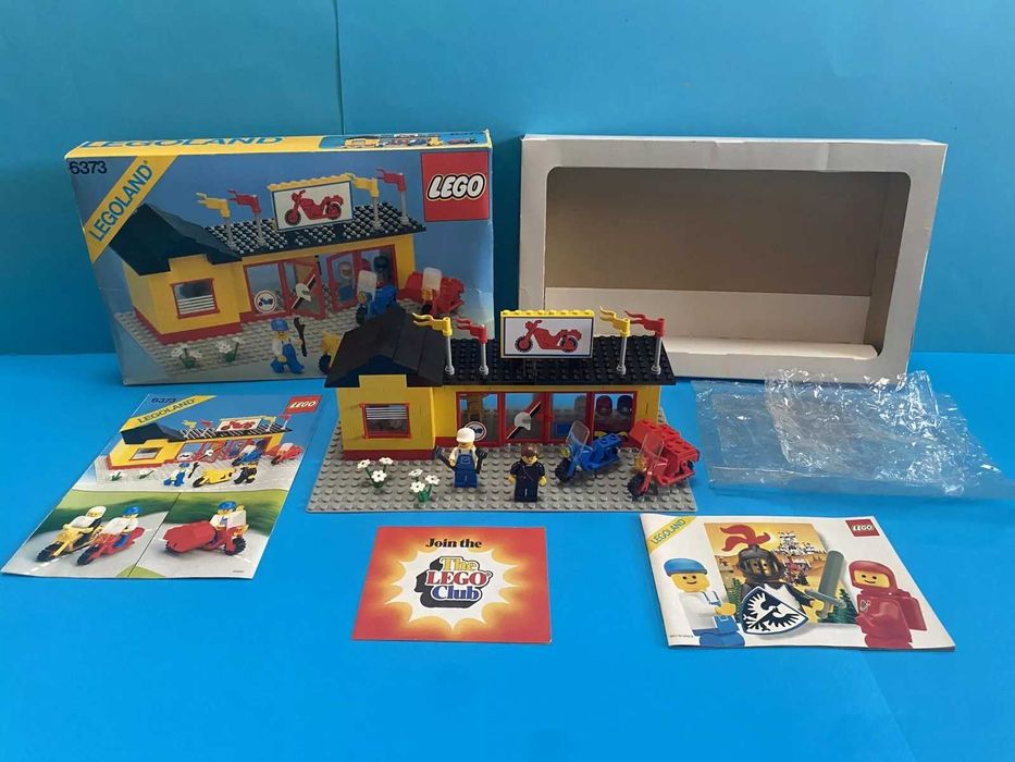 Lego 6373 Motorcycle Shop - ретро Лего 1984