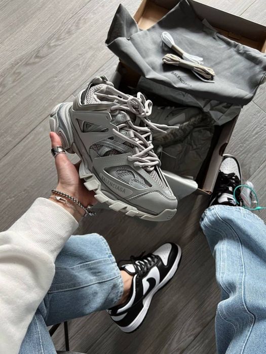 Balenciaga Track Grey / M 36-42 livr 1 zi  •Piele premium fullbox