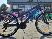 PASSATI Велосипед 24" MARTYN алумин черен със син стикер