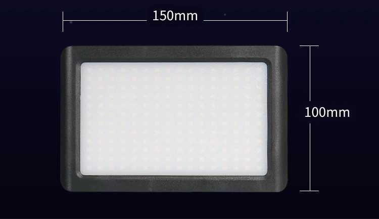 Lampa foto-video 192 LED 3200-6000K pentru DSLR sau camera video