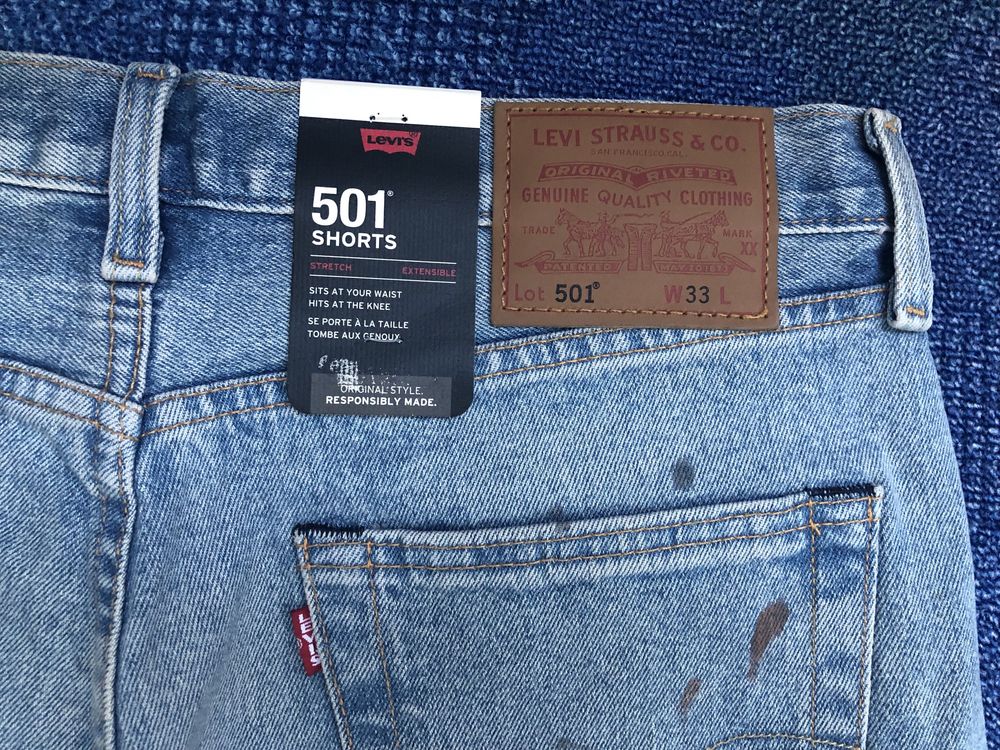 Levis / Levi’s 501 Hemmed Shorts ОРИГИНАЛ мъжки къси дънки 31/32/33/34