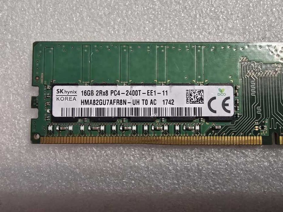Memorie RAM desktop Hynix 16GB PC4-19200 DDR4 2400MHz ECC Unbuffered