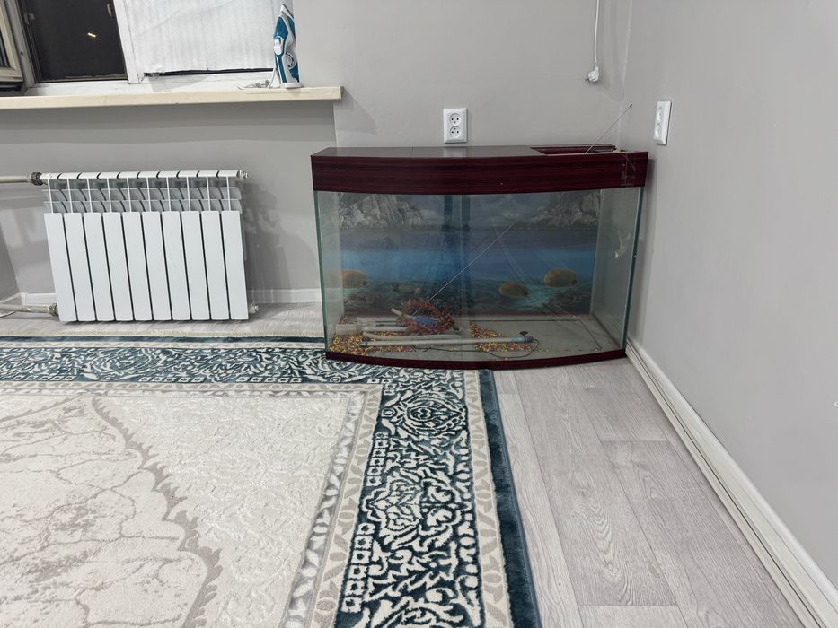 Аквариум , размер точно не знаю можете сравнит с батарей