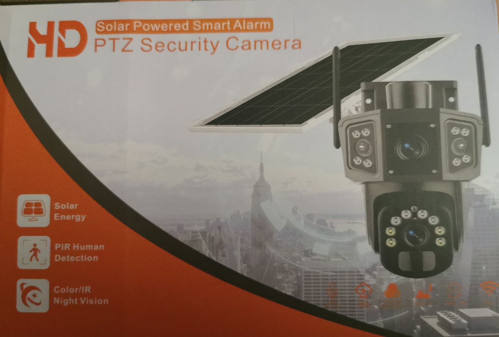 Ултра HD соларна 4G камера 16Mp Dual Lense IPC-V380-P3