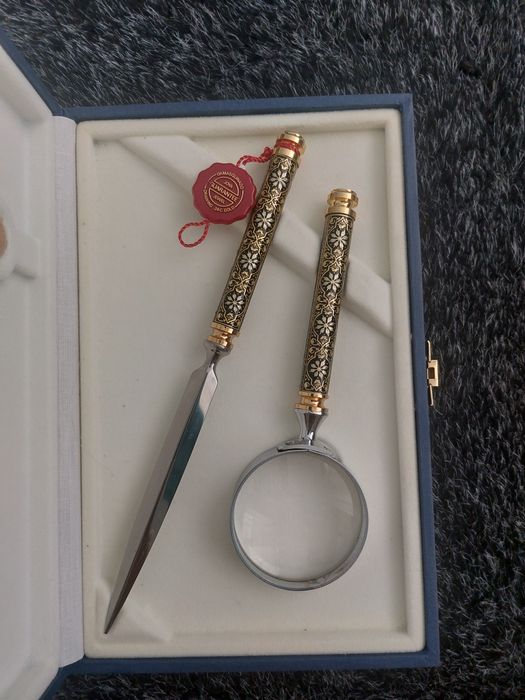 Set vintage credan toledo 24k gold