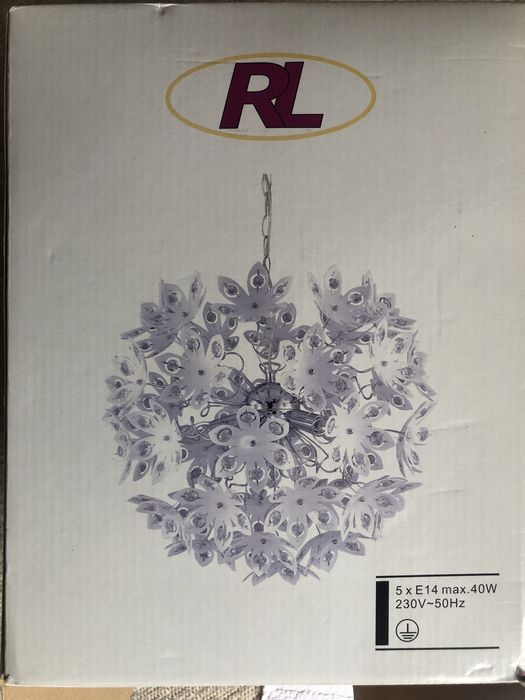 Pendul snowball cu flori