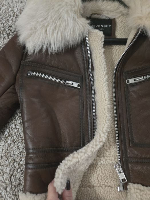 Зимно кожено яке естествена телешка кожа