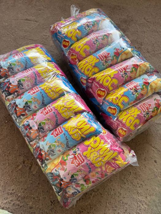 Кукуруз рангли ширинклик болалар учун кизикарли экологик махмулот