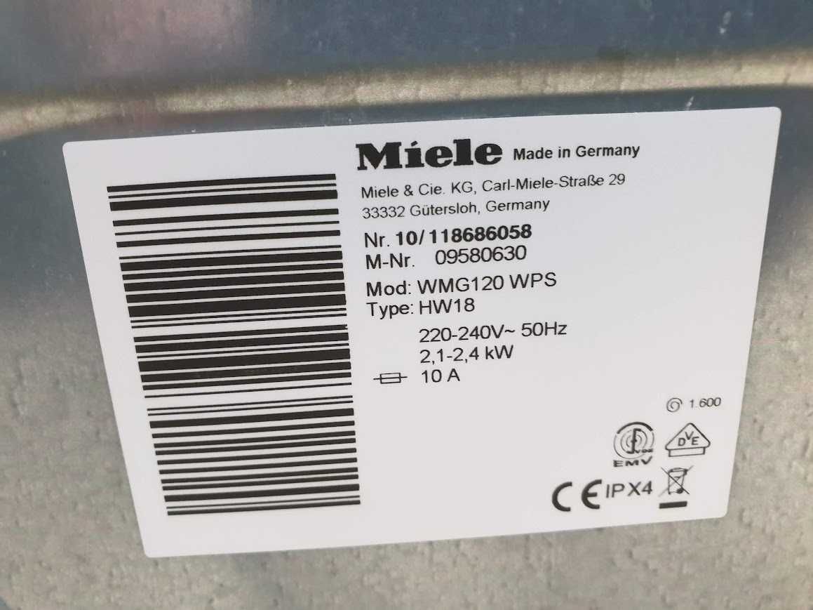 Miele W1 TwinDos Пералня Миеле 12м Гаранция