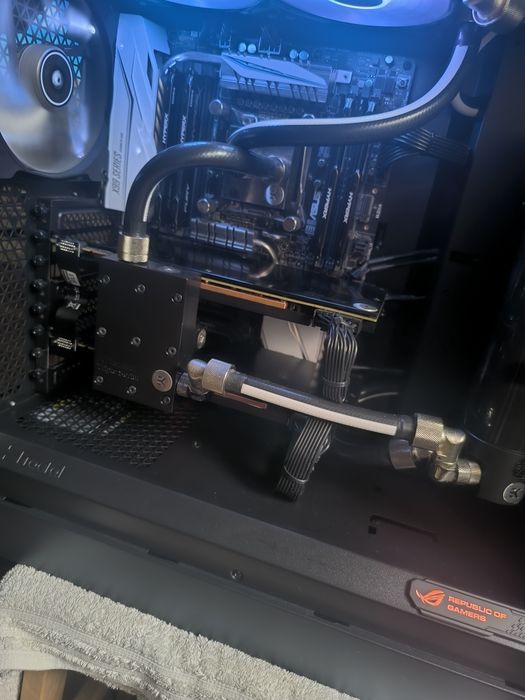 Sistem retro custom watercooling