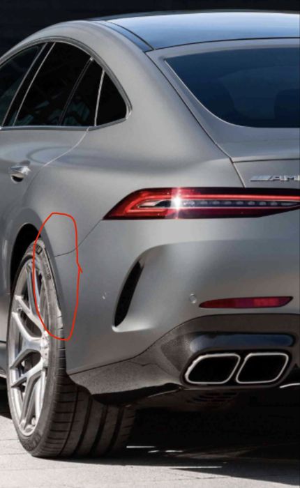 Оригинални вежди за задни калници на Mercedes AMG GT63 S след 2019