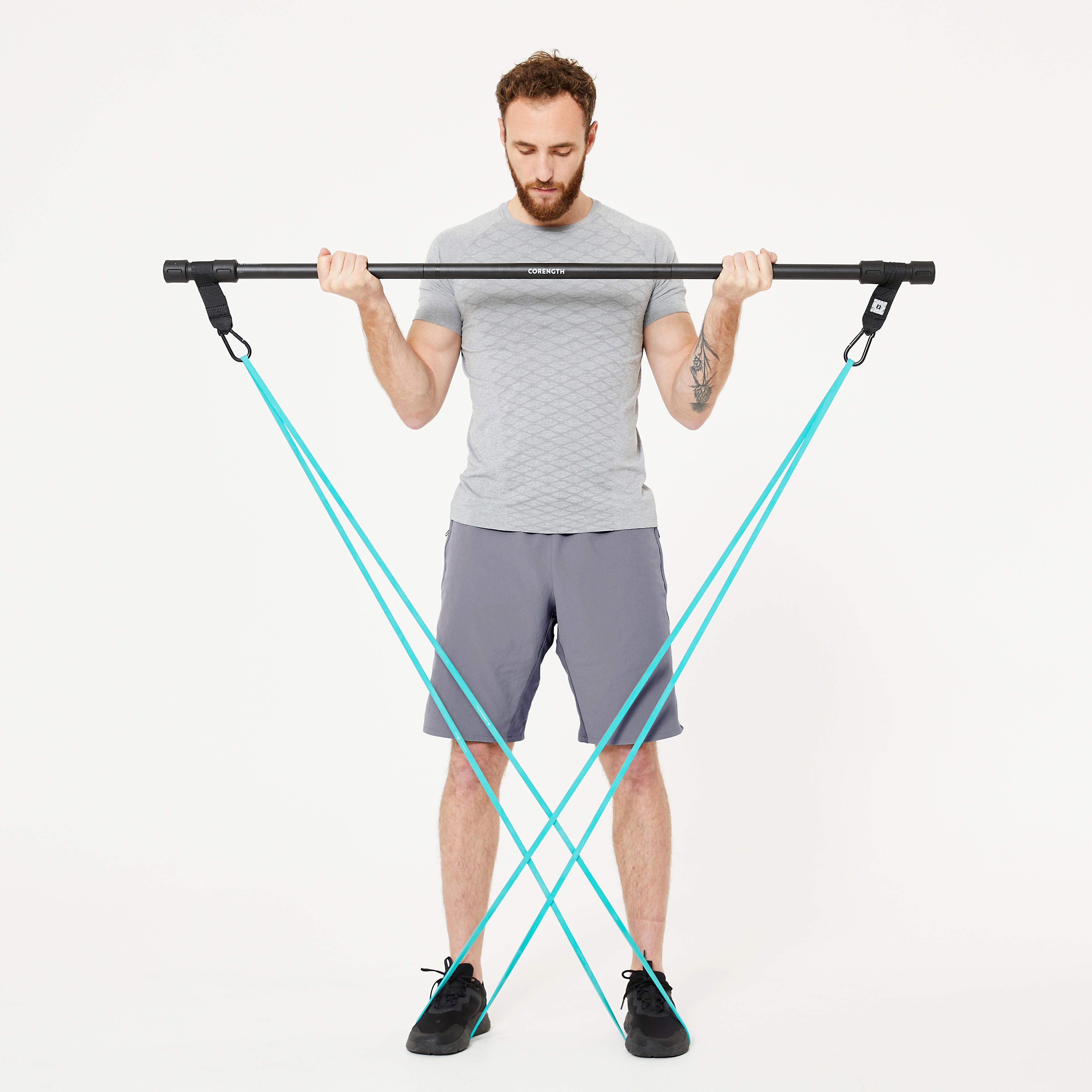 Kit 1 Bară și 2 elastice - produs resigilat (nou) Decathlon