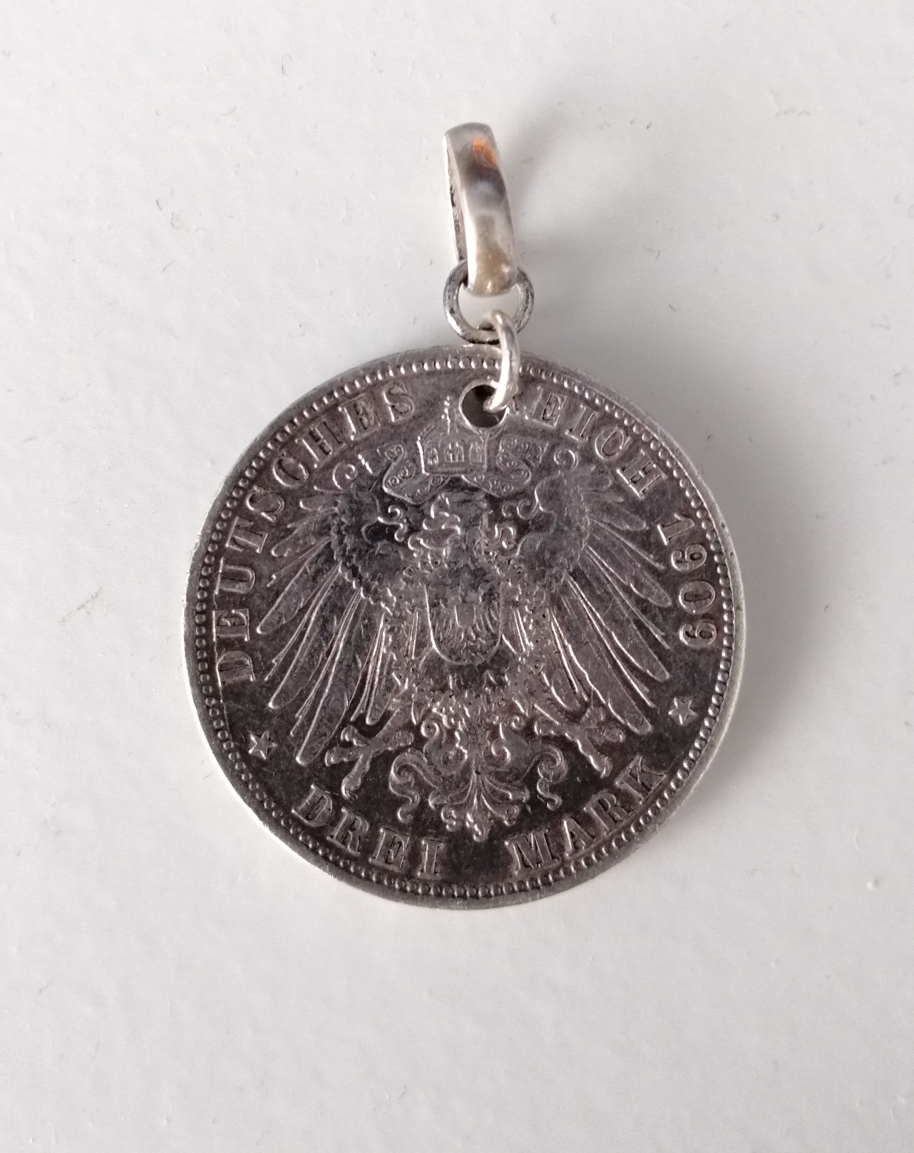 Moneda argint 3 mark 1909 (medalion)