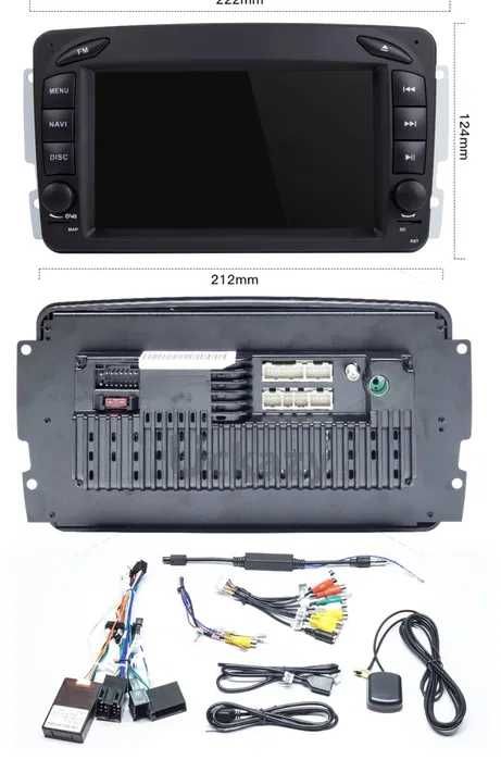 Navigatie Android Mercedes w203 w209 - WIFI, Bluetooth CARPLAY 1-8GB