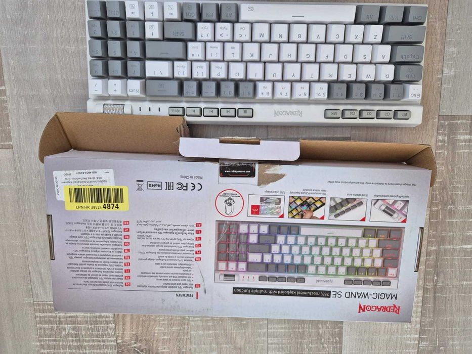 Tastatura Mecanica 75% Redragon K655 Magic Wand SE