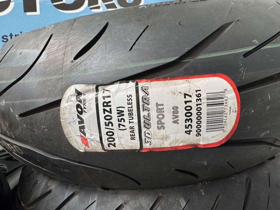 200 50 17 Anvelopa Moto NOUA Avon 3D Storm Sport Cauciuc Spate