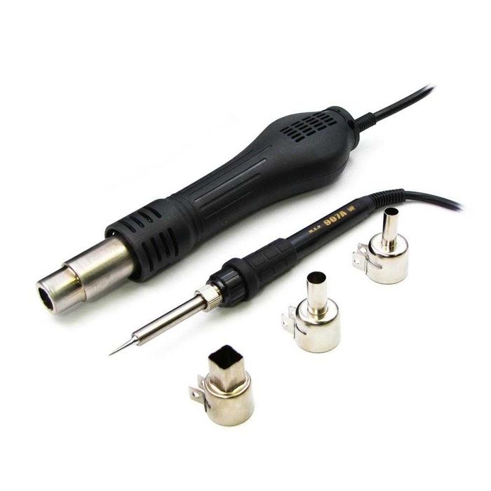 Станция за запояване WEP 852D+FAN горещ въздух, поялник