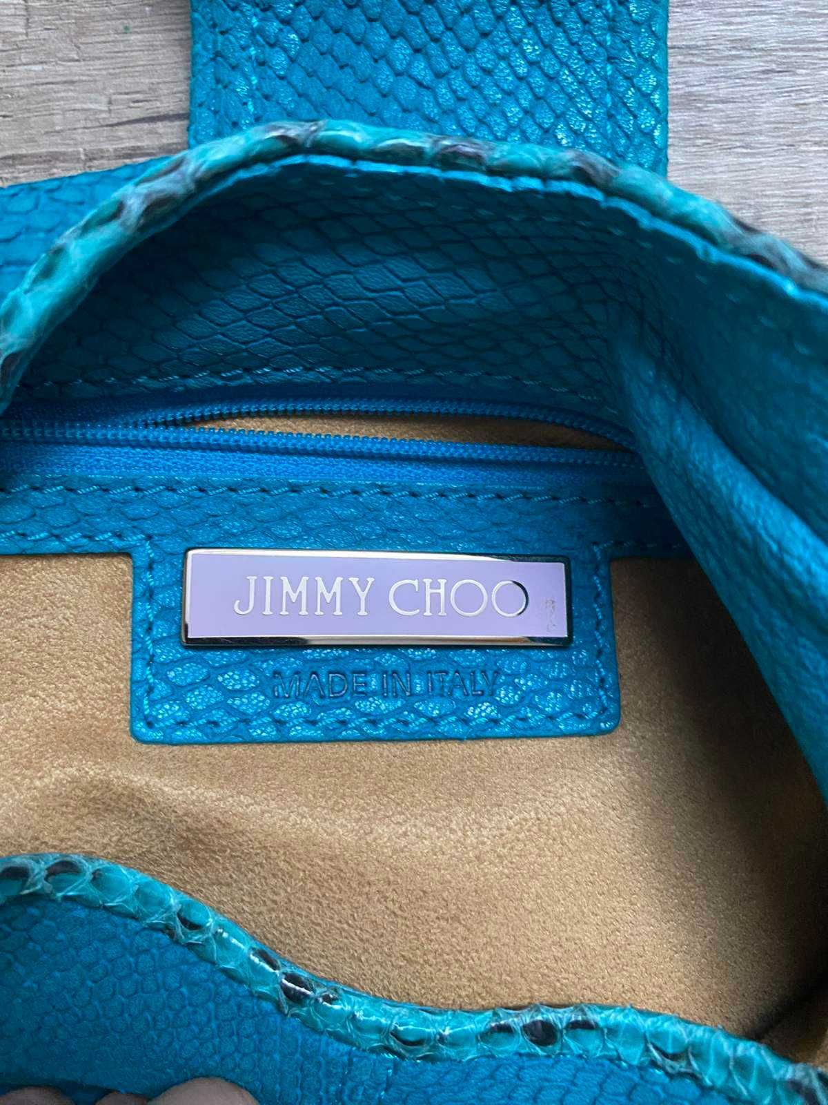 Чанта Jimmy Choo крокодилска кожа