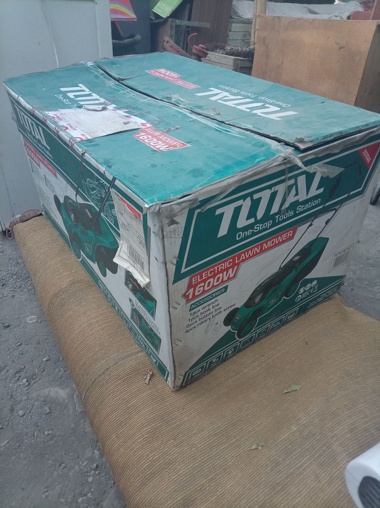 Газонокосилка TOTAL 1600W, НОВЫЙ ЯНГИ сотилади продаётся
