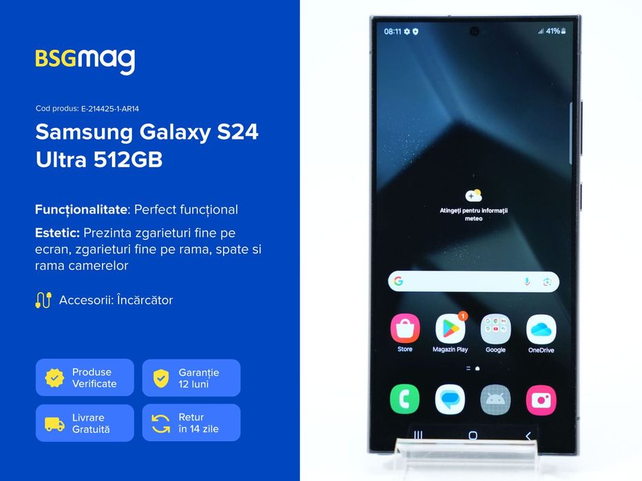 Telefon Samsung Galaxy S24 Ultra 512GB - BSGmag