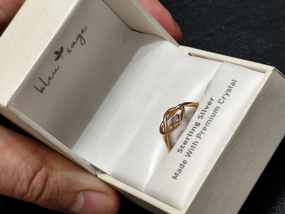 Пръстен / Сърце / Сребро / Злато / Кристал