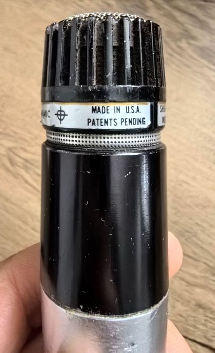 Shure 545 Unidyne III Patent Pending anii 60 microfon vintage