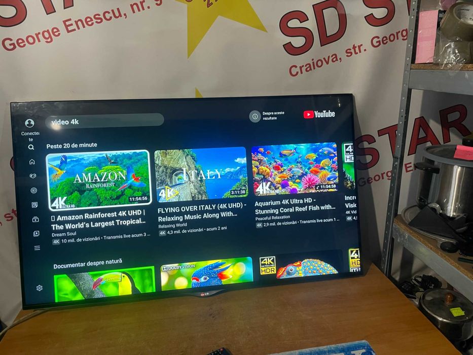 Televizor Smart 3D Ultra HD 4K LG, 49UB830V/125 cm Garantie 2 ani