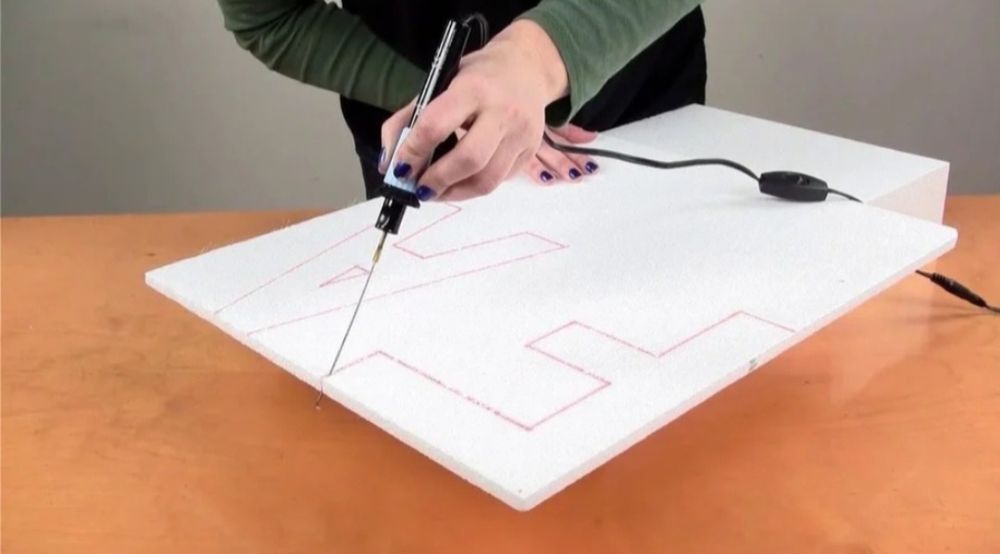 Aparat electric tăiat polistiren/profesional 6 W