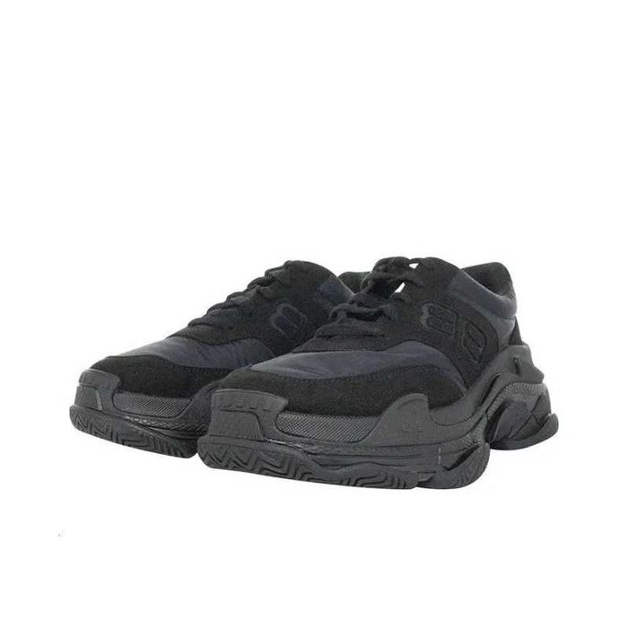 Обувки Balenciaga Triple S Nylon Black кецове сникърси маратонки