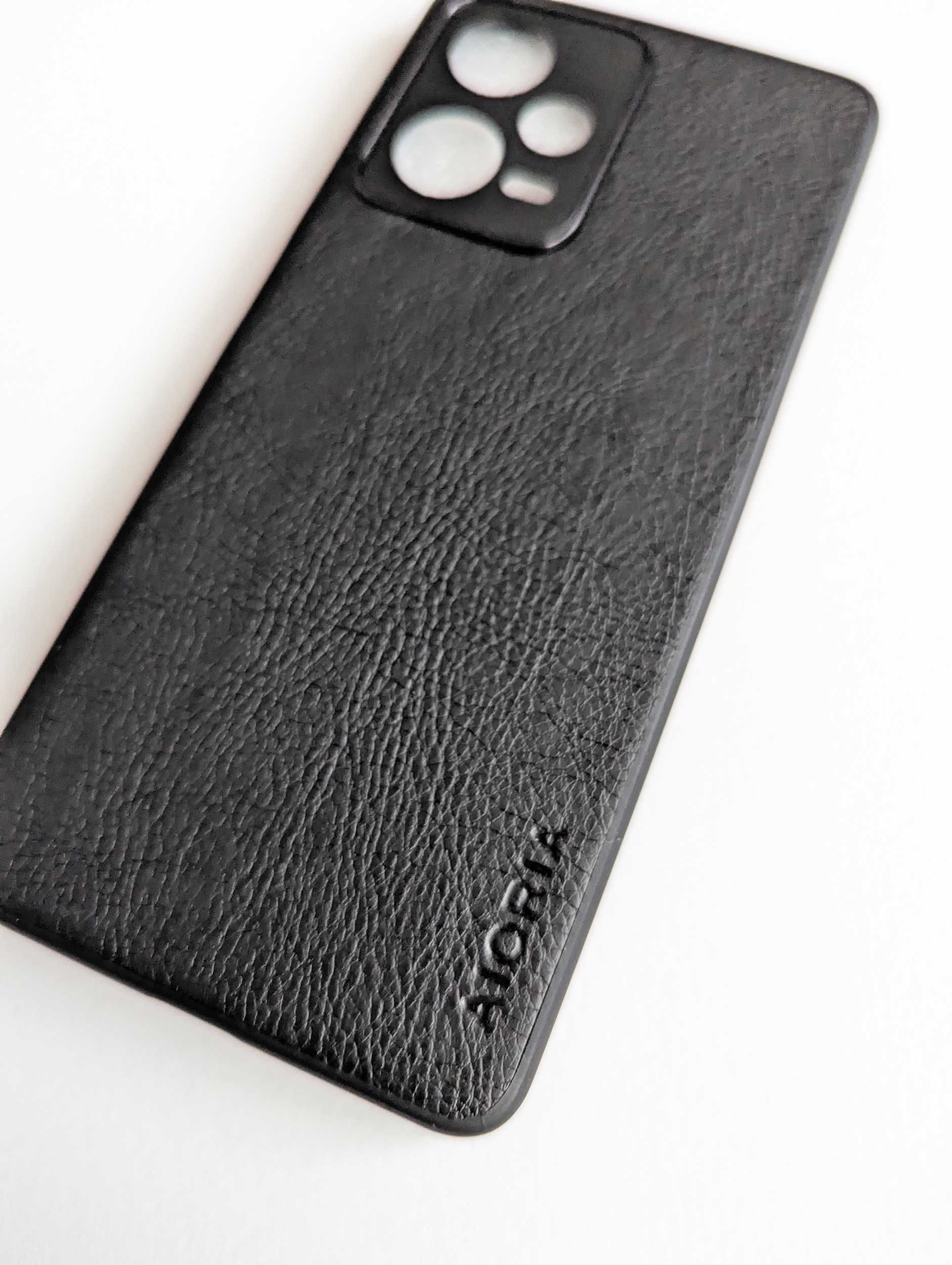 Черен Калъф от еко кожа за Xiaomi Redmi Note 12 Pro 5G