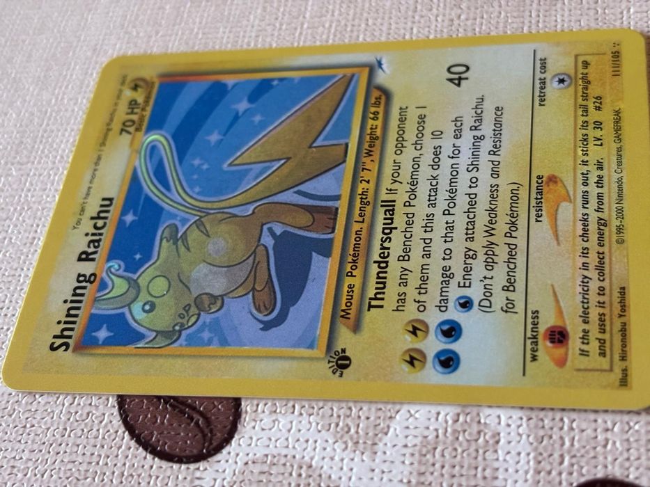 Shining Raichu 1st edition