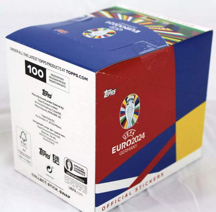 Topps Euro 2024 Germania Album Hardcover Nou Gol Cutie 100 plicuri