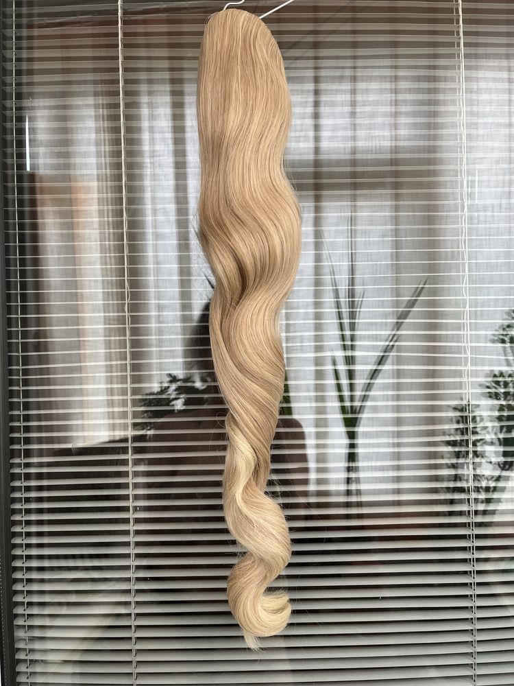 Extensie Coada ponytail par natural Remy termorezistent 60 cm noua