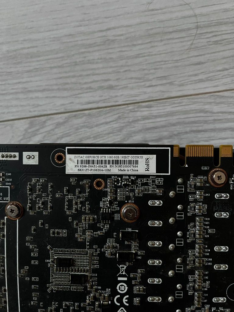 Placa video Gtx 1060 6gb Zotac
