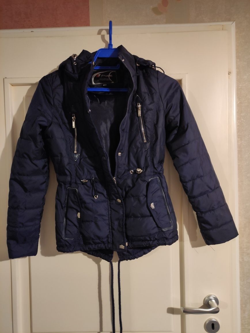 Преходни якета за момиче 7/8г, скиорско яке, дънкови ризи, Geox пухено