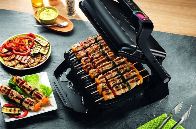 Нов контактен грил/преса TEFAL OptiGrill+ GC712834 бездимен