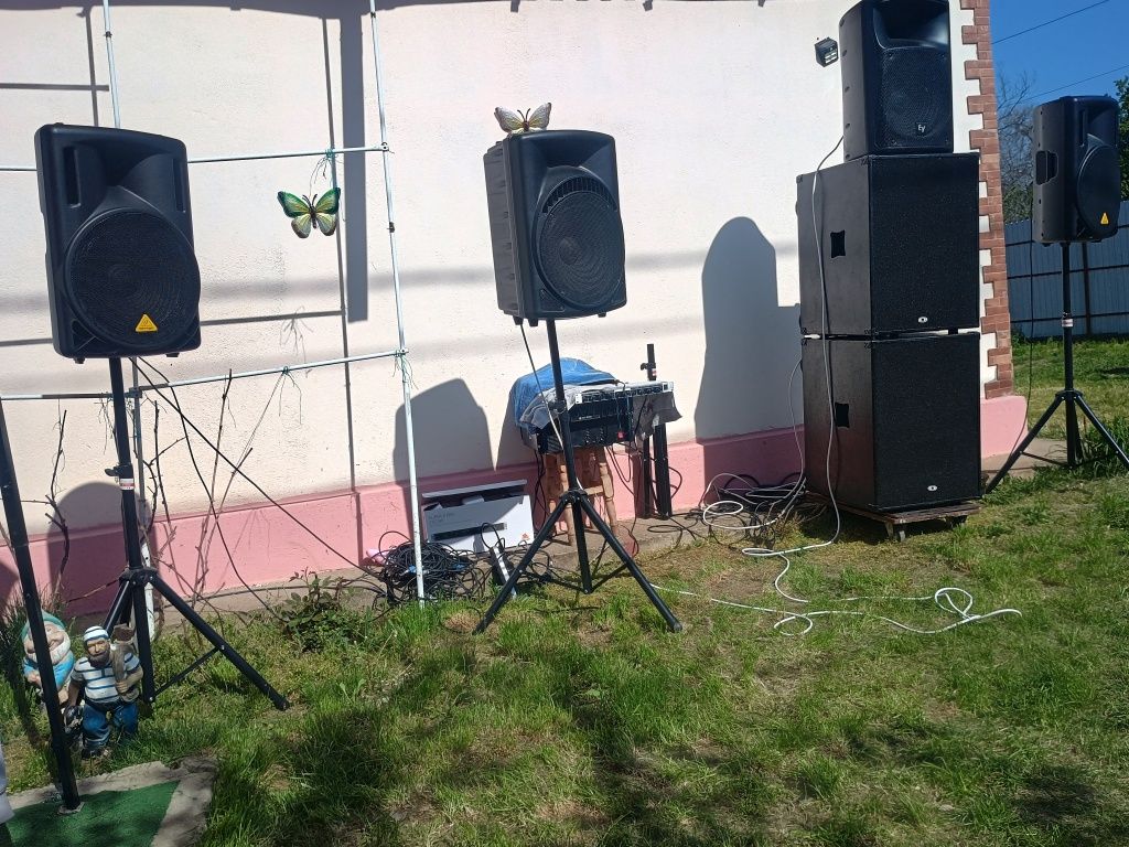 Suond  muzic boxe profesionale de închiriat