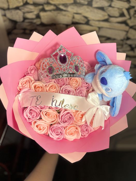 Buchet de flori din sapun