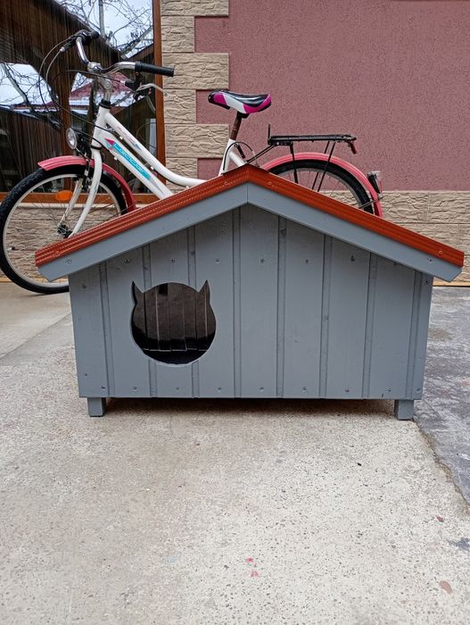 Cușcă căsuța pisică